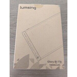 Lumsing Glory P1 Plus 10000mah Battery Power Bank Micro USB Cable